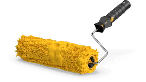 Paint Roller With Paint.H03.2k